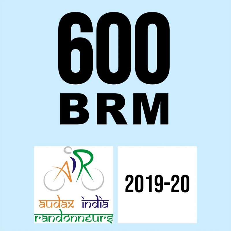 Noida Randonneurs 600 BRM on 19-Sep-2020