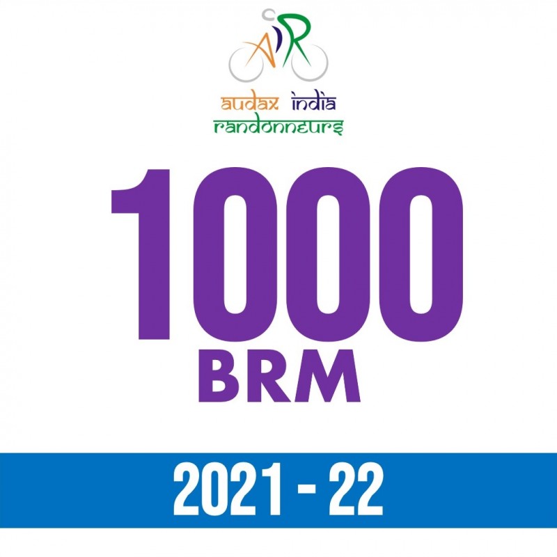 Bangalore Randonneurs 1000 BRM on 07 Apr 2022